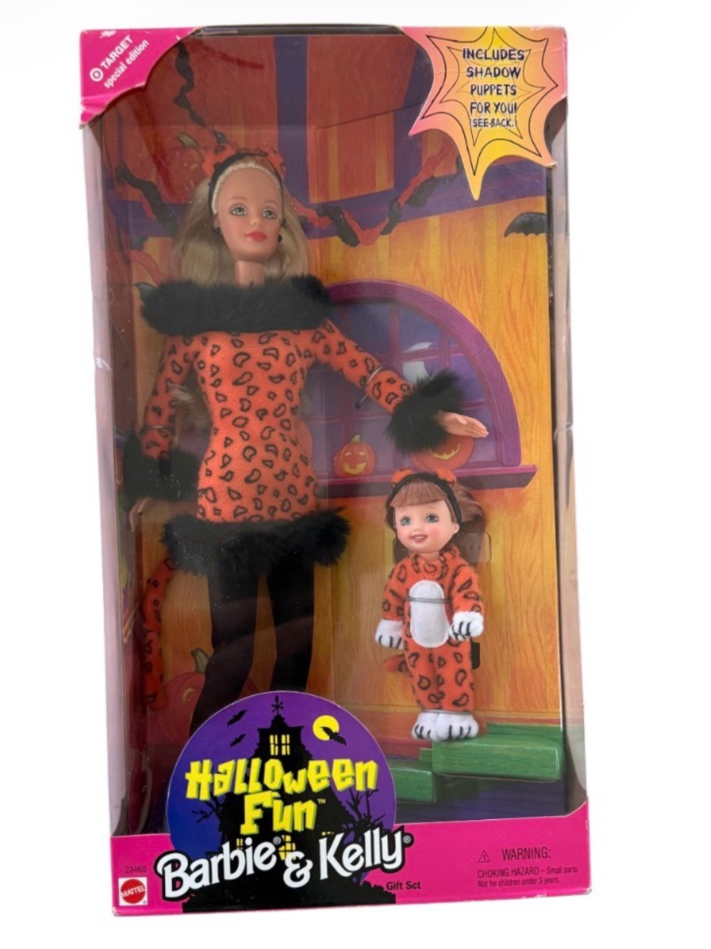 Vintage 1998 Barbie & Kelly Halloween Fun Target Exclusive Gift Set #23460 - Picture 2 of 10